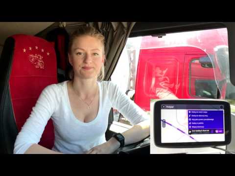 TomTom Go Professional test - Iwona Blecharczyk Trucking Girl