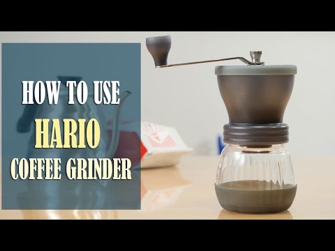 Hario Ceramic Coffee Grinder Instructions - How to Use, Adjust the Grind Setting and Clean