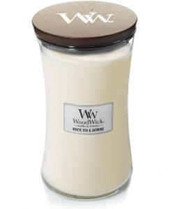 Świeca zapachowa Woodwick White Tea & Jasmine